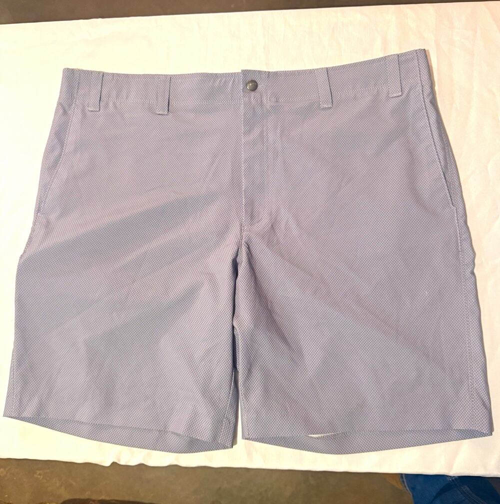 Callaway Men's Golf Shorts Gray Geometric 42" Waist Stretch Pockets